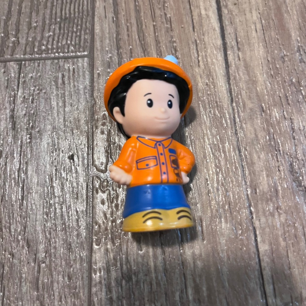 Fisher Price Little People Figures Chef with Spatula and Construction Worker Lot - Picture 4 of 4